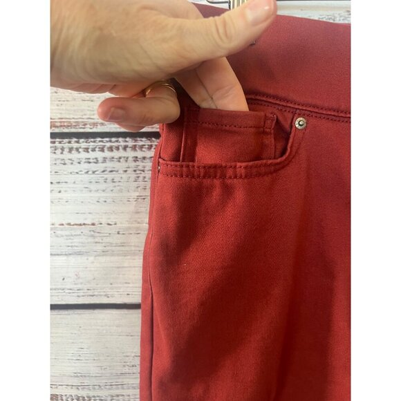 SIGNATURE by LEVI STRAUSS & CO. GOLD WOMENS TOTALLY SHAPING PULL ON SKINNY JEANS - Picture 5 of 16